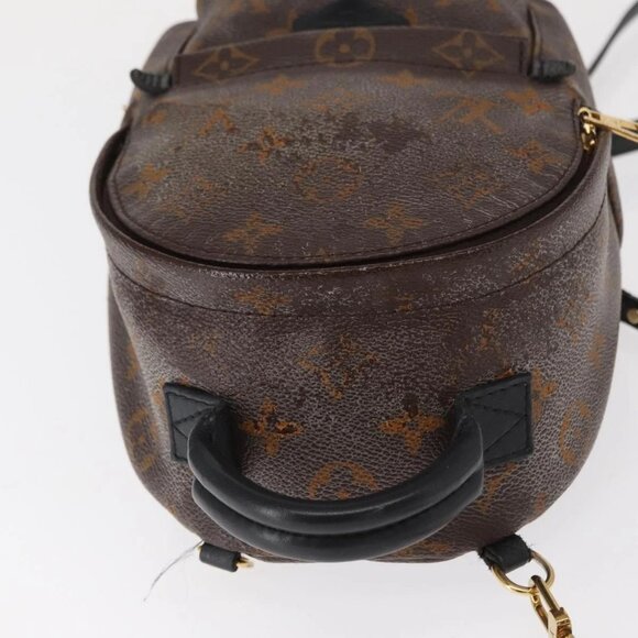 LOUIS VUITTON Monogram Palm Springs MINI Backpack M44873 LV Auth 157354 main image 5